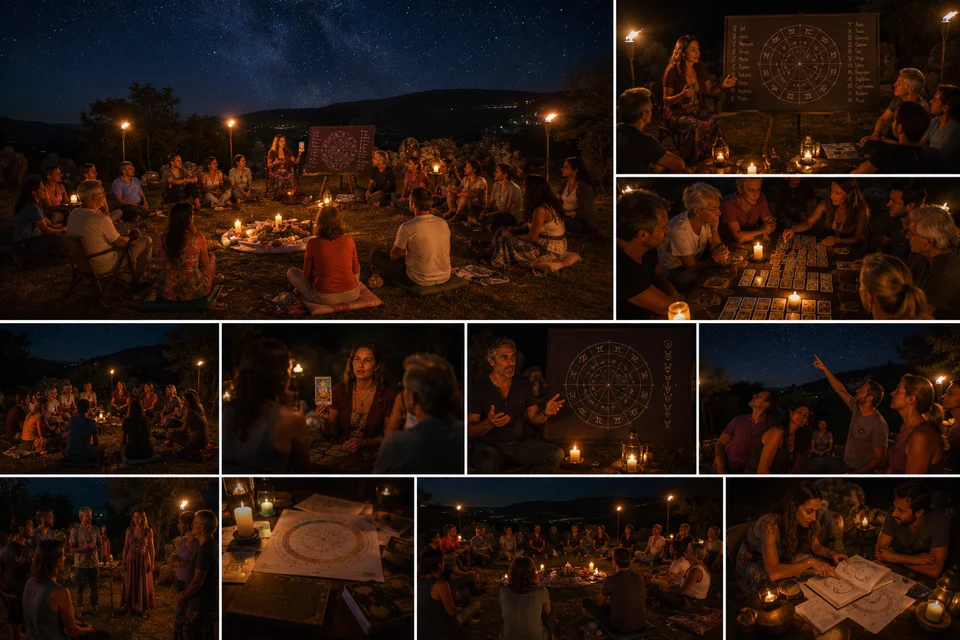 Participantes del retiro holístico de yoga disfrutando experiencias de sanación y bienestar