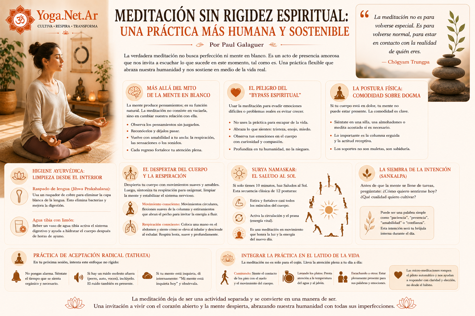 Meditaci&oacute;n sin rigidez espiritual | Yoga